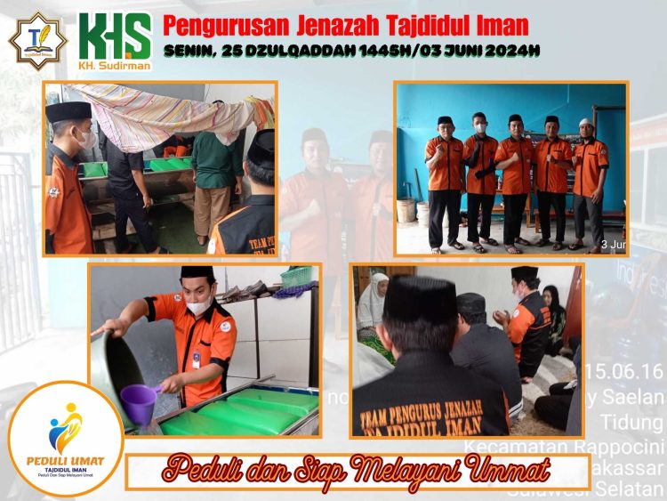 Tim PJTI Urus Jenazah Kakek, 76 Tahun di Tidung Makassar