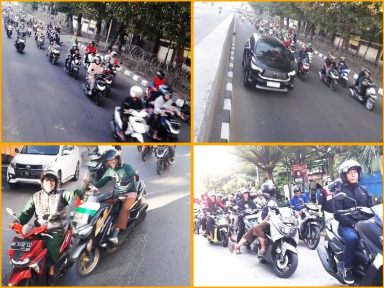 Penuh Semangat Kekeluargaan, Touring BESTI Jelajahi Kota Makassar