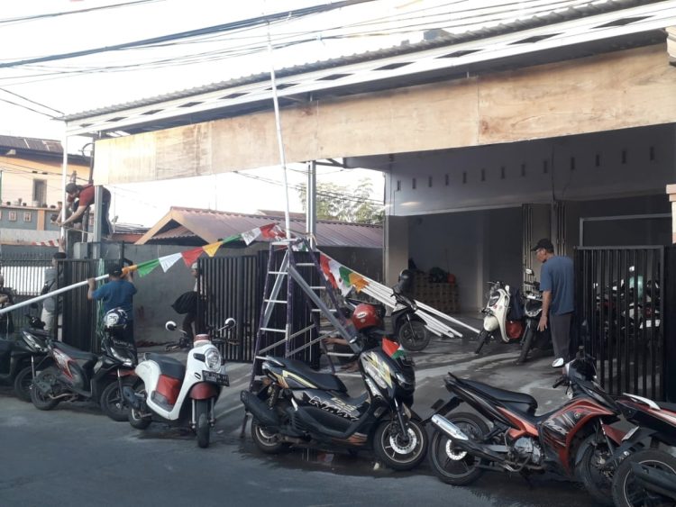 Jelang Peresmian Markas Baru TI, Dilakukan Kerja Bakti