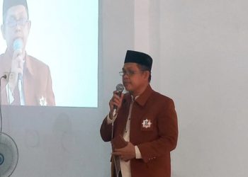 Ketua Yayasan TI, Ahmad Baduddin, S.Pd.I. Beri Ucapan Terima Kasih Kepada Pemberi Wakaf