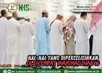 Pembahasan Fiqih Edisi 129 (Shalat Bagian 94): Hal-halyang Diperselisihkan Oleh Empat Imam Madzhab 16