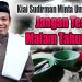Kiai Sudirman Minta Umat Muslim Jangan Terjebak Malam Tahun Baru