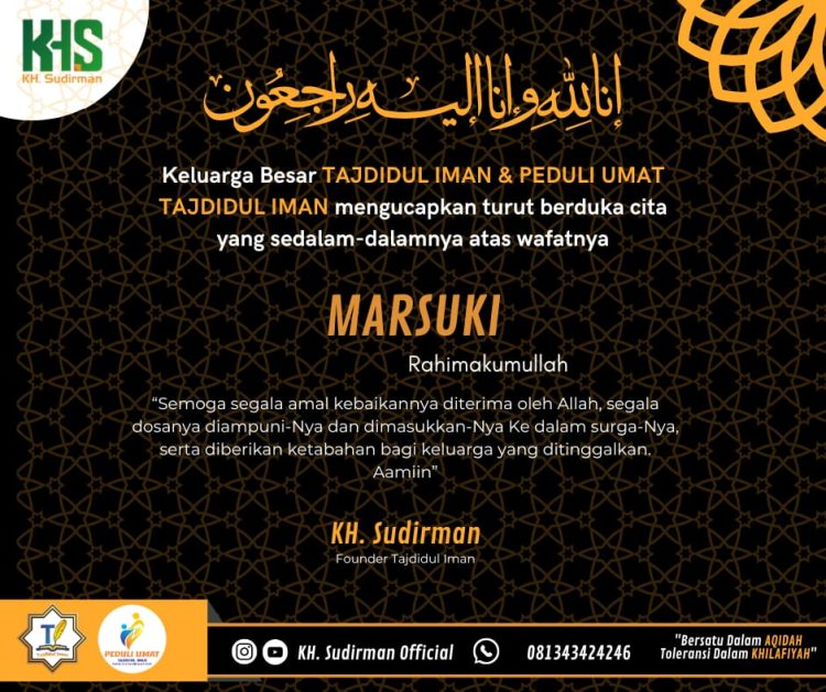 Almarhum Marzuki, Titip Pesan Agar Jenazahnya di Urus PJTI