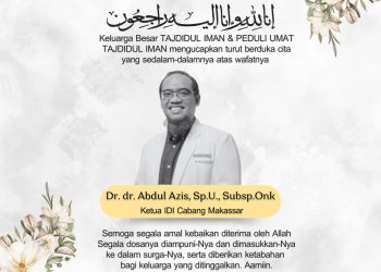 Kiai Sudirman Sampaikan Duka Cita Atas Berpulangnya dr Azis