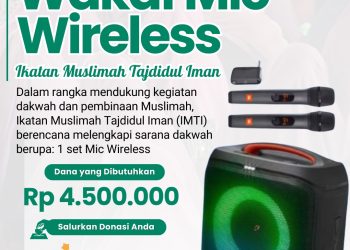 Wakaf Mic Wireless untuk Dakwah IMTI
