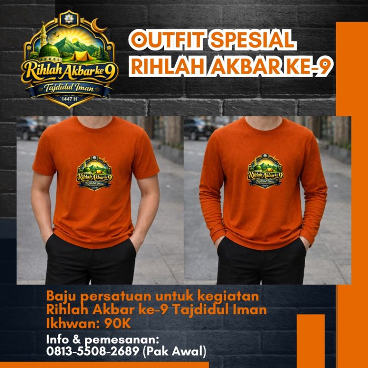 Solidaritas dalam Kaos Oblong, Sarana Kekompakan Panitia Rihlah Akbar