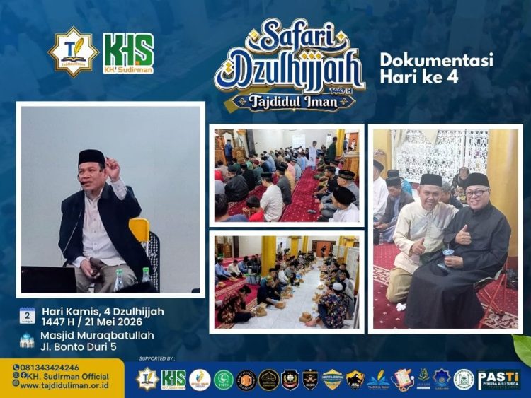 Luar Biasa, Jamaah Safari Dakwah Dzulhijjah Berjubel Penuhi Masjid Al Muraqabah
