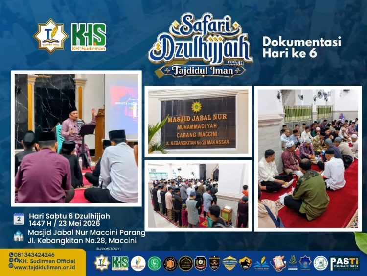 Hari ke 6 Safari Dakwah Zulhijjah, Kiai Sudirman, Bahas Wanita Hebat Bukan tanpa Ujian, Tapi Tahan Ujian