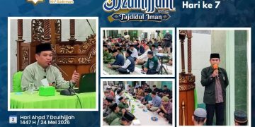 Hari ke 7 Safari Dzulhijjah Tajdidul Iman, Peserta Membludak Hingga Pengurus Masjid Kewalahan