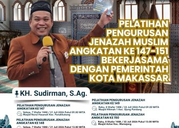 Tiga Hari Berturut Turut, Kiai Sudirman Gelar Pelatihan Pengurusan Jenazah